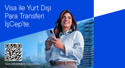 İşCep’ten Visa ile Yurt Dışı Para Transferi 