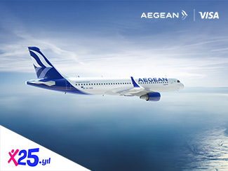 İş Bankası Visa logolu bireysel kredi kartları ile Aegean Airlines’tan yapacağınız uçak bileti ödemelerinde %20 indirim fırsatı!