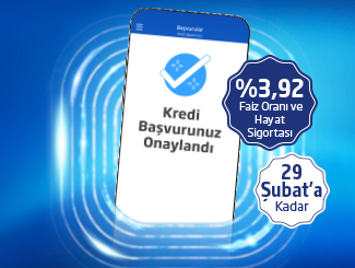 Size özel %3,92 oranlı krediniz İş Bankası’nda!