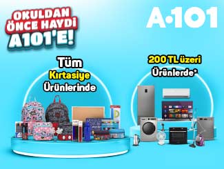 A101’de Peşin Fiyatına 3 Taksit!