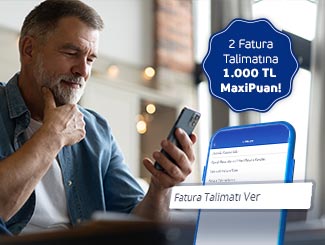 Emekli maaşını İş Bankası’na taşıyan SGK emeklilerinin ilk defa vereceği 2 adet otomatik fatura ödeme talimatına 1.000 TL MaxiPuan!