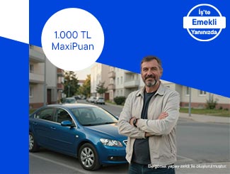 SGK Emeklilerine Kasko veya Konut Sigortası’nda 1000 TL MaxiPuan Fırsatı İş Bankası’nda!