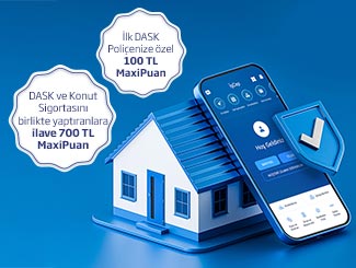 Evinizi Anadolu Sigorta ile Güvence Altına Alın, 800 TL’ye Varan MaxiPuan Kazanın!