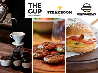 Burgeroom-Steakroom-The Cup restoranlarında %15 indirim ayrıcalığı!
