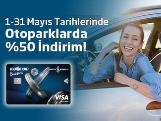 Maximum Ticari Kredi Kartları ile Yapacağınız Otopark Ödemelerinizde Girişimci Kadın’lara Özel %50 İndirim Ayrıcalığı!