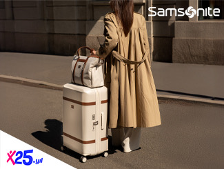 Samsonite'ta 2.000 TL MaxiPuan!