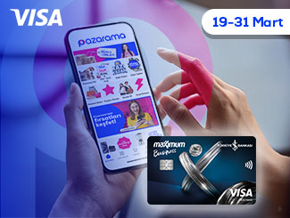 İş Bankası Visa Ticari Kart Sahiplerine Pazarama'da 200 TL indirim!