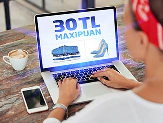 Bankamatik Kartı’nızla E-Ticaret Alışverişlerinize 30 TL MaxiPuan!