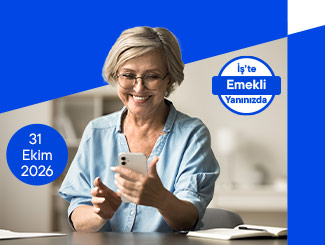 Emekli Maaşını İş Bankası’ndan alan müşterilerimize özel %4,19 İndirimli Faiz Oranı ile Ek Hesap!