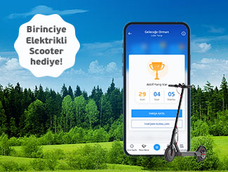 Elektrikli scooter ödüllü Lider Yarışı Geleceğe Orman’da!