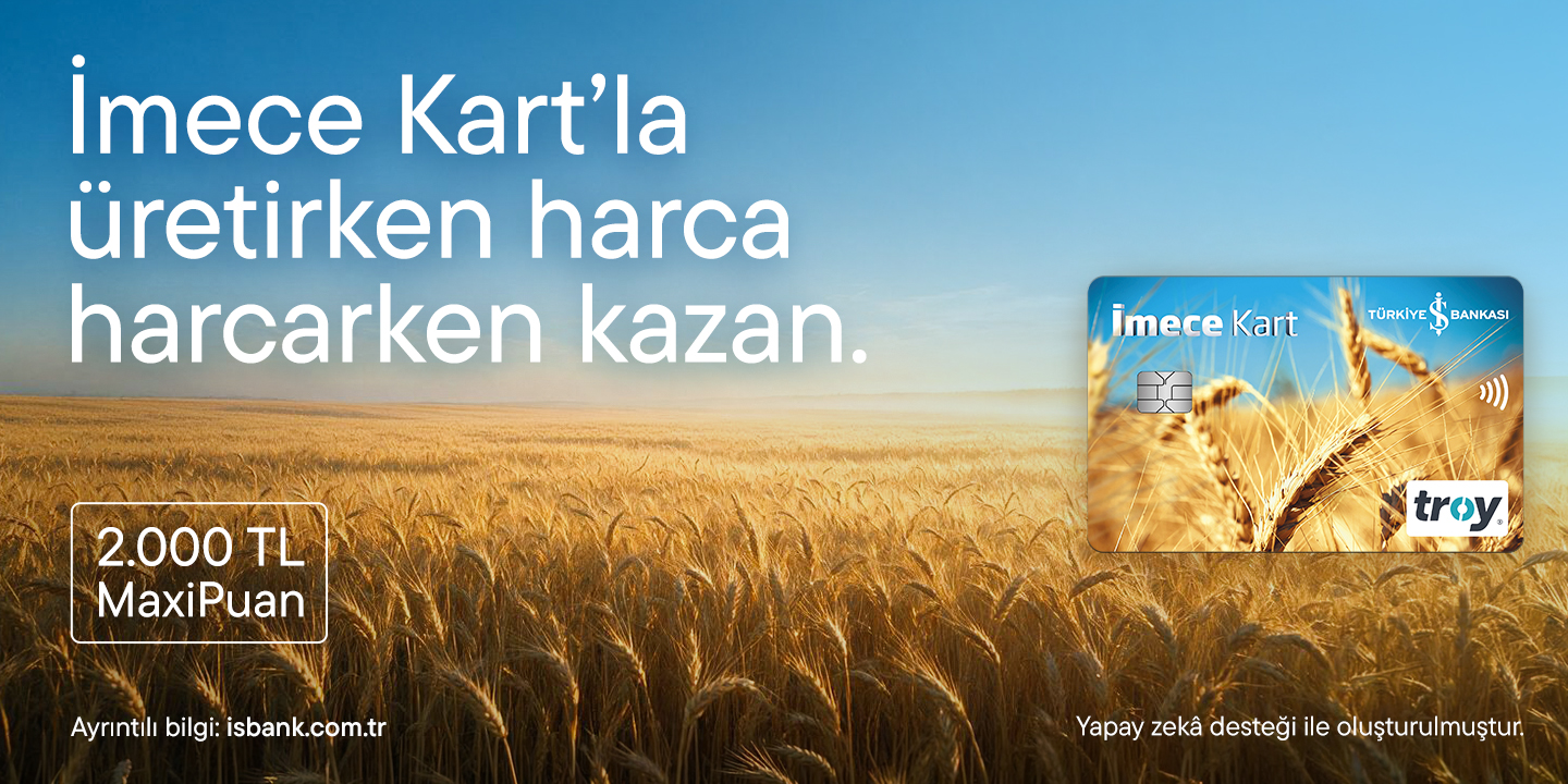İşCep’ten İmece Kart Alanlara 2.000 TL MaxiPuan Kazanma Fırsatı!