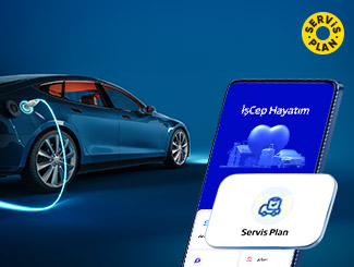 Elektrikli Aracınızın İhtiyaçları İçin Çözümler Servis Plan ile İşCep Hayatımda Sizi Bekliyor!
