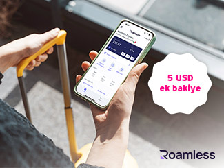 İşCep’le Hayatım Seyahatim Menüsü’nde Maximum ve Maximiles’a Özel Roamless'da 5 USD Ek Bakiye!