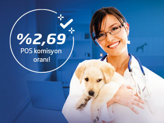 Veteriner ve Petshop sahiplerine özel POS Komisyon Oranı!